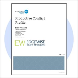 Productive Conflict DISC Profile